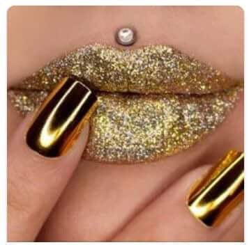 Golden Goddess LipGlam Glitter Lipstick