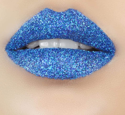 Ocean Blue LipGlam Glitter Lipstick