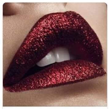 Rock Star Red LipGlam Glitter Lipstick