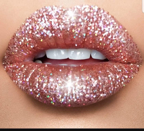 Peachy Peach LipGlam Glitter Lipstick