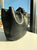 Legacy Collection Black on Black Bucket HandBag